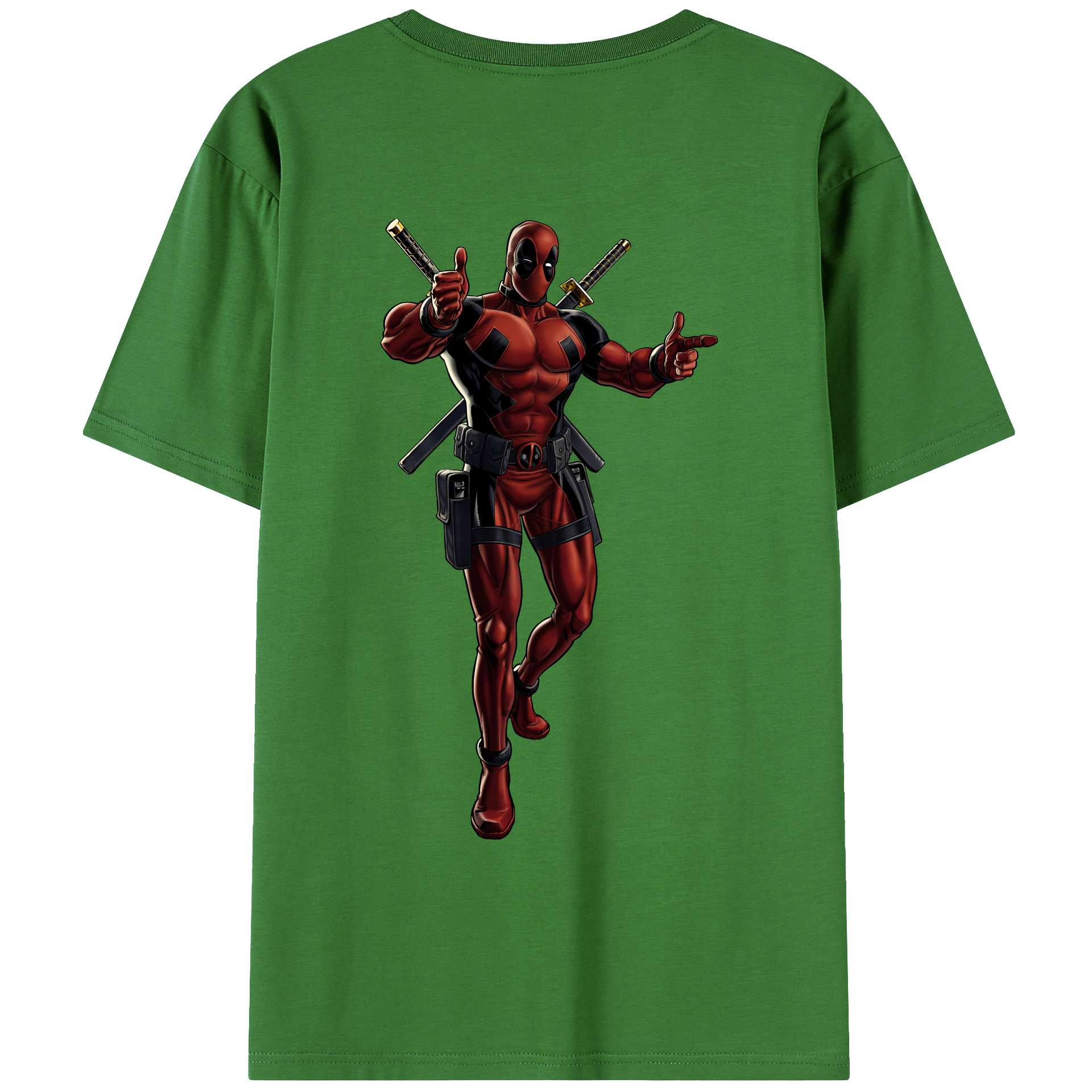 （画像用） Deadpool デッドプール レディース半袖Tシャツ(バックプリント)